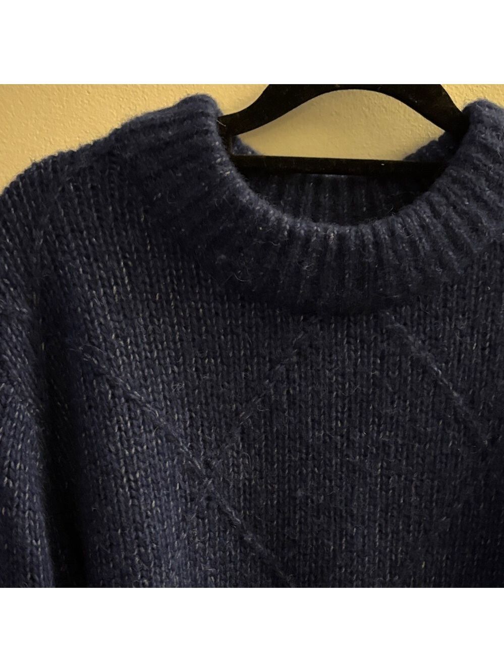 Navy Blue Women's Sweater - Picture 5 of 5